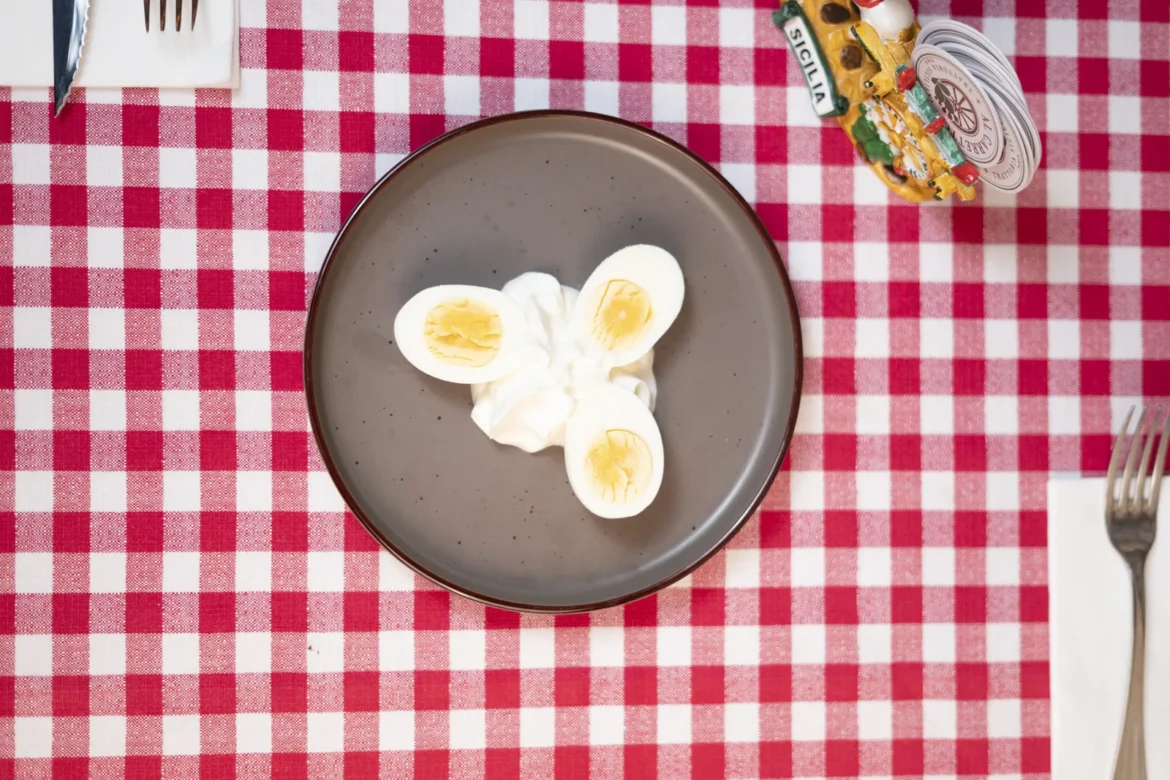 Uova sode e zabaione al marsala