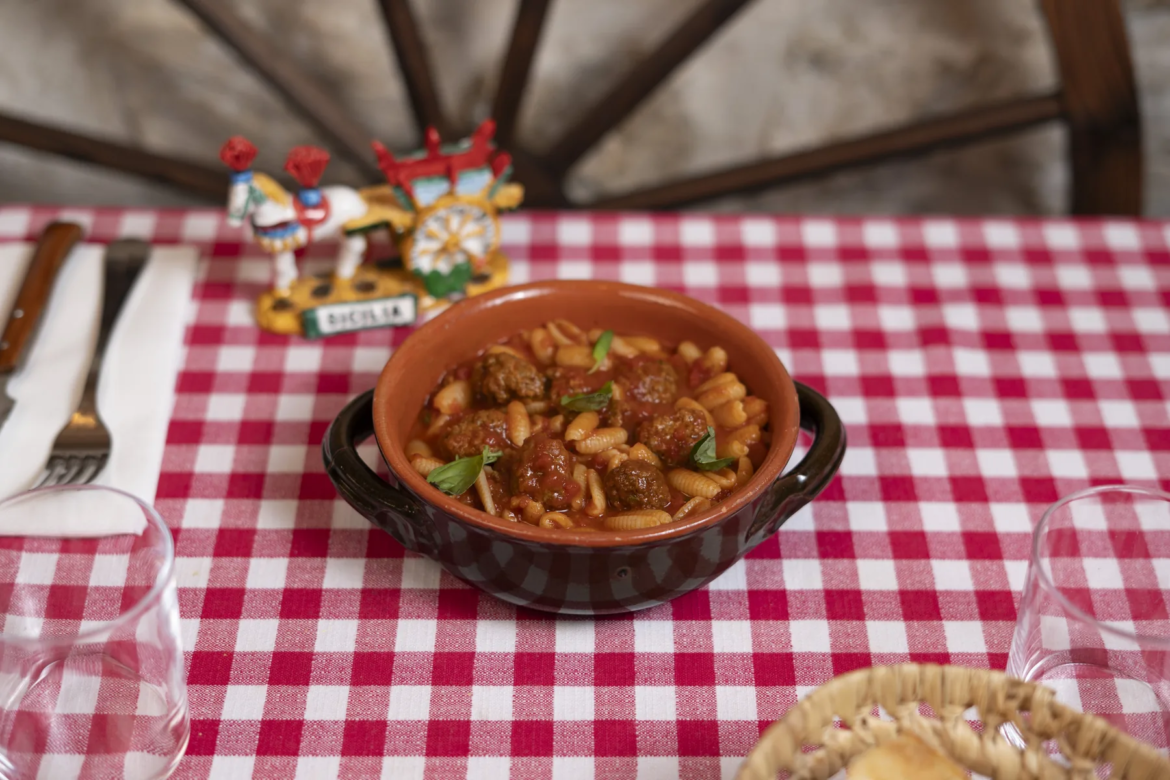 Cavati al sugo con polpette