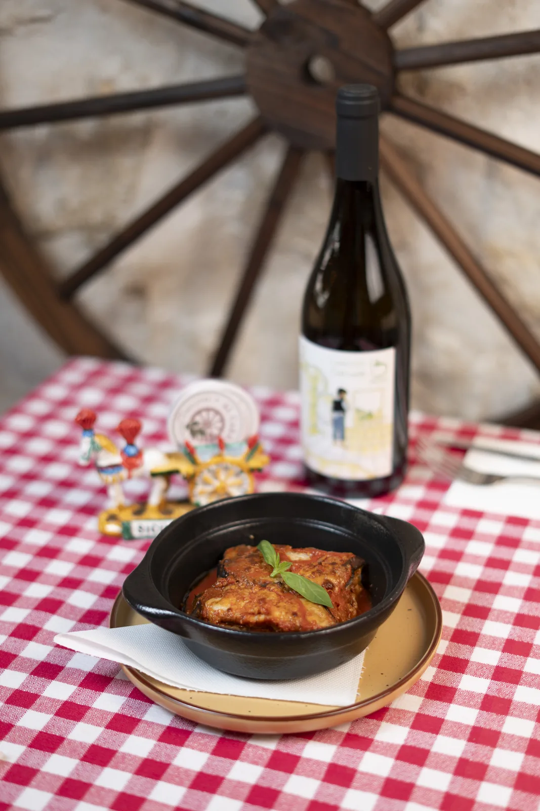 Parmigiana sicilienne chez Al Carretto à Paris