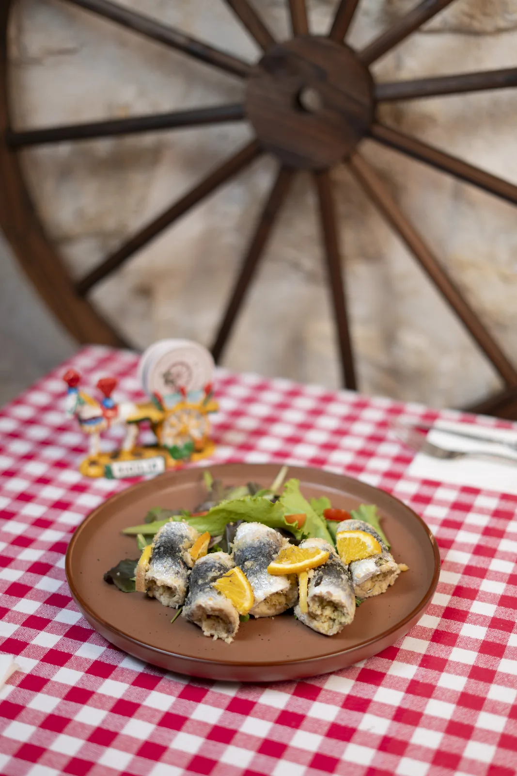 Sarde a beccafico chez Al Carretto à Paris